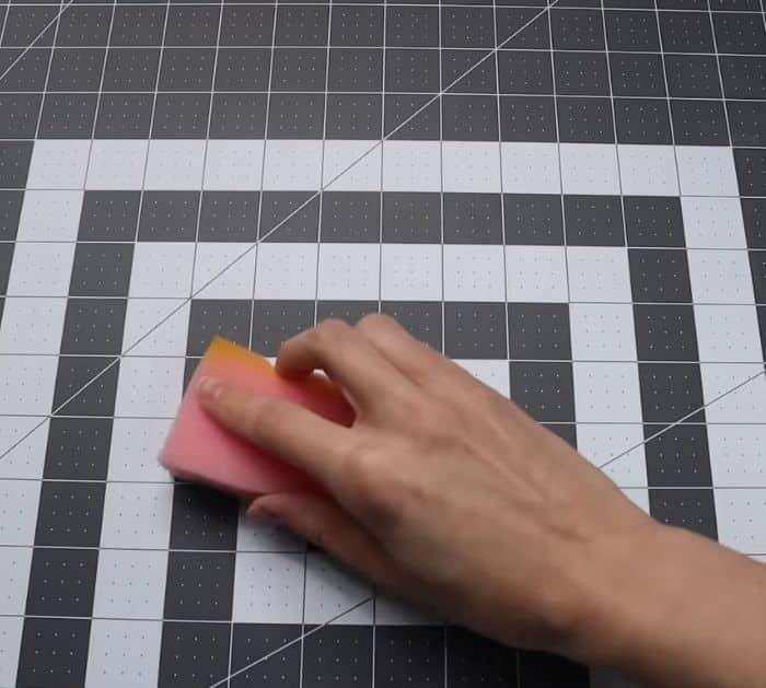 Damaged mat