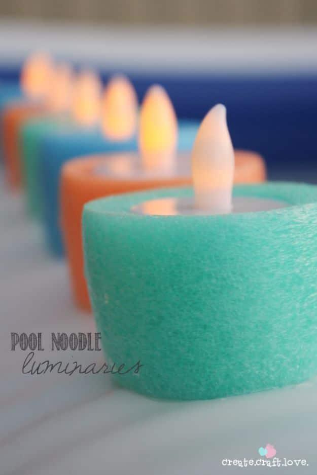 Pool Noodle Luminaries, quick enough to set up in a spare five minutes and the fix that ends the daily hassle for good