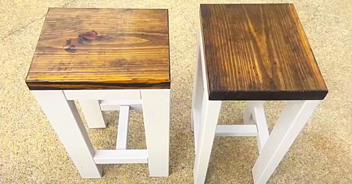 How To Build 2 Farmhouse End Tables For $20