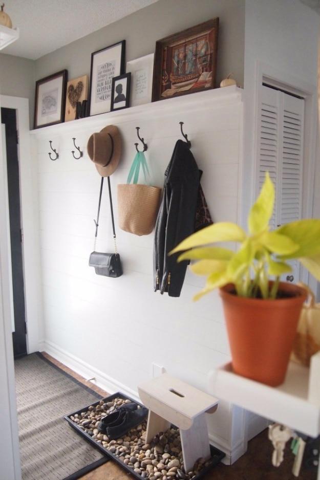 DIY Shiplap Walls For Your Entryway, an entryway decor idea worth trying this season and a favorite from this collection