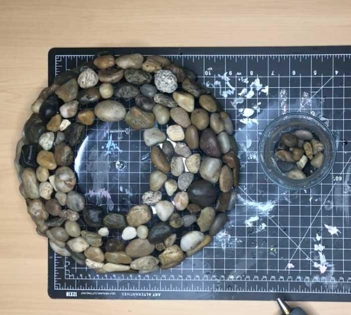 Attach Vase To Bird Bath - Easy Garden Decor