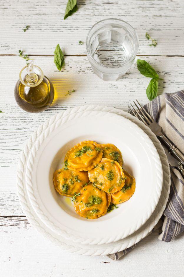 Veggie Noodle Recipes - Carrot Ravioli With Spinach Pecan Filling - How to Cook With Veggie Noodles - Healthy Pasta Recipe Ideas - How to Make Veggie Noodles With Carrots and Zucch