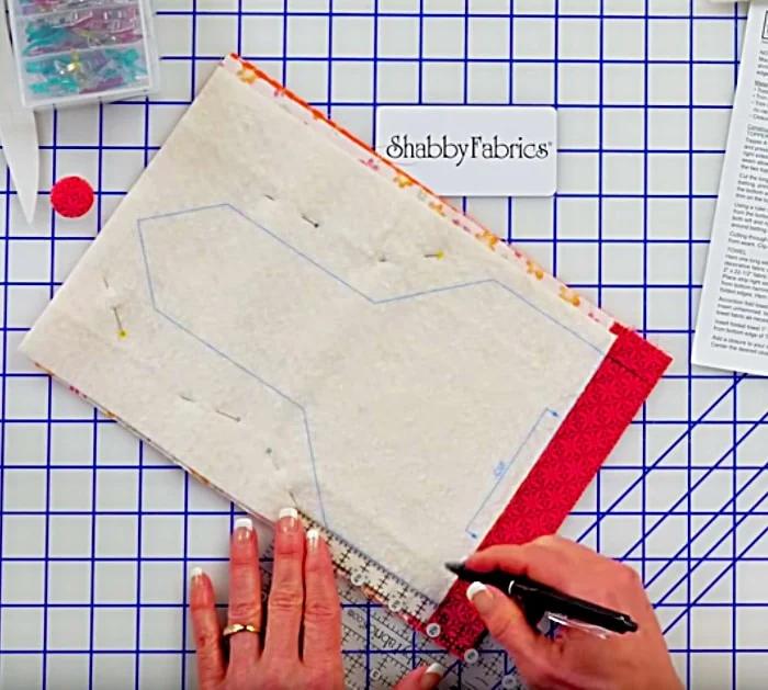 Learn to sew a DIY hanging towel from Shabby Fabrics June Tailor Kit