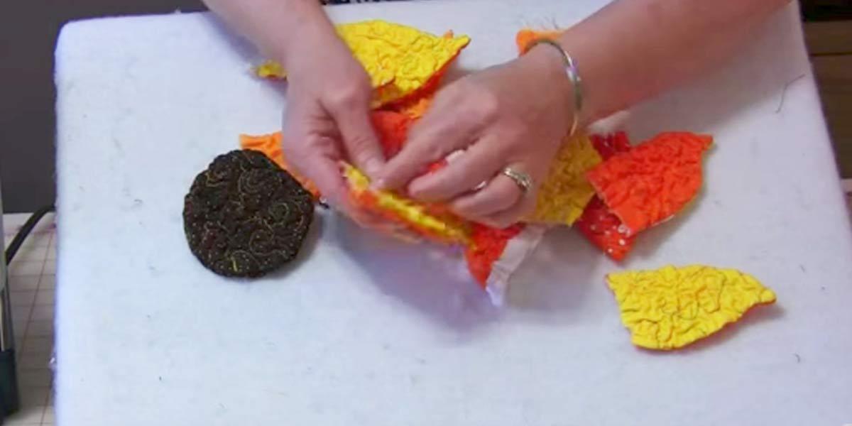 She Cuts And Sews Shapes That Look Like Petals And Makes A Magical Item You Want!