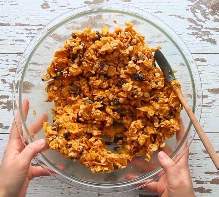 Easy Homemade Cereal Bars Ingredients