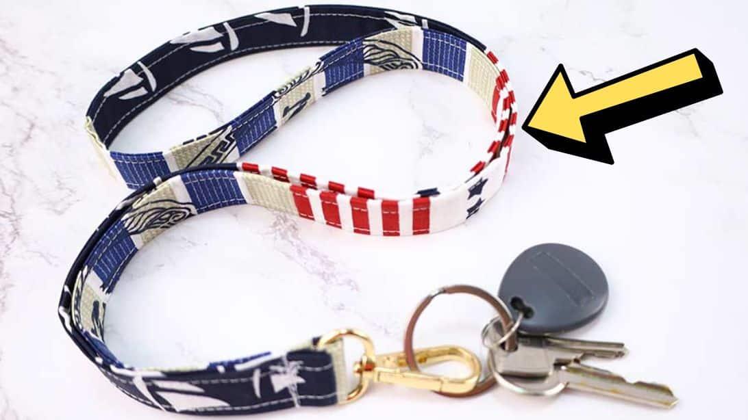 10-Minute Lanyard Sewing Tutorial