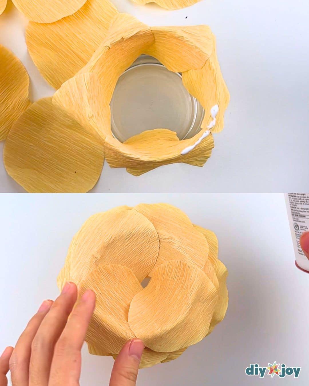Paper Roses Glass — adding layers