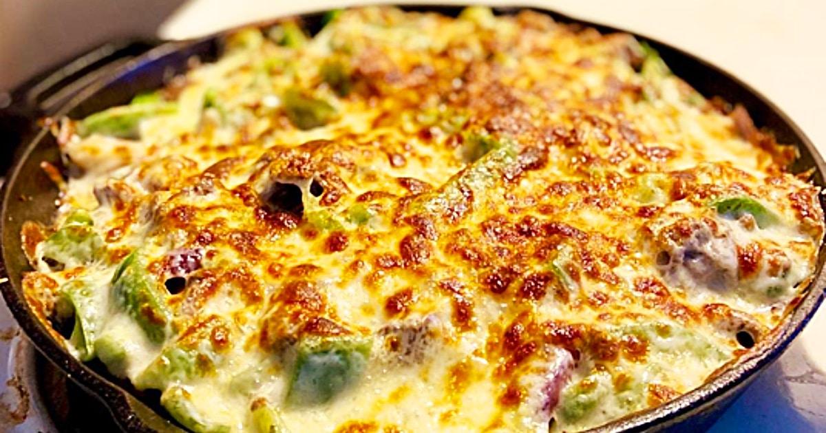 Philly Cheesesteak Casserole Recipe