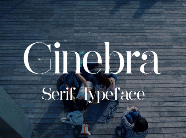 Best Free Fonts To Download for Crafts and DIY Projects - Ginebra - Cute, Cool and Professional Looking Font Ideas for Teachers, Crafters and Wedding Decor - Calligraphy, Script, S