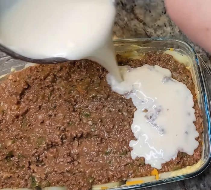 Creamy Potato Ground Beef Casserole Ingredients