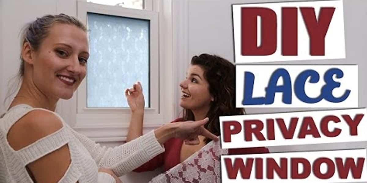 They Make A Lace Privacy Window And What They Do Is So Clever!