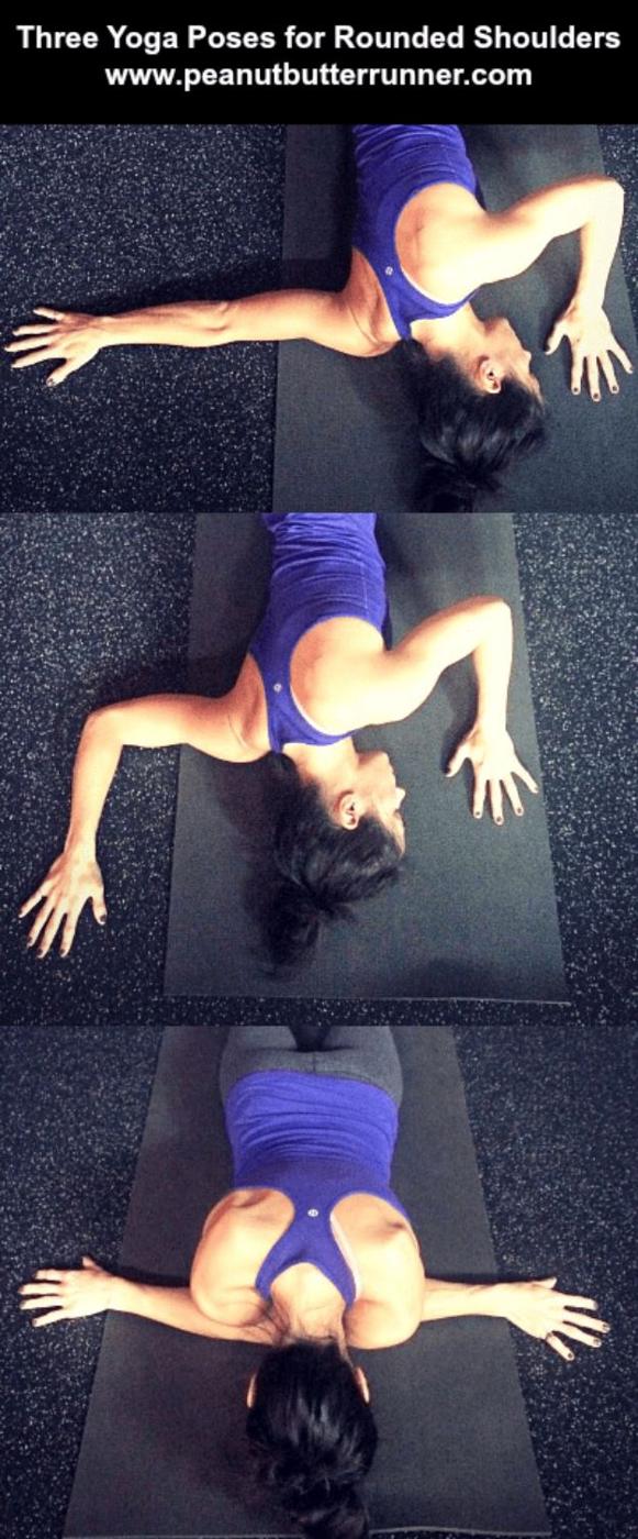 Best Exercises for 2018 - 3 Yoga Poses for Tight, Rounded Shoulders - Easy At Home Exercises - Quick Exercise Tutorials to Try at Lunch Break - Ways To Get In Shape - Butt, Abs, Ar