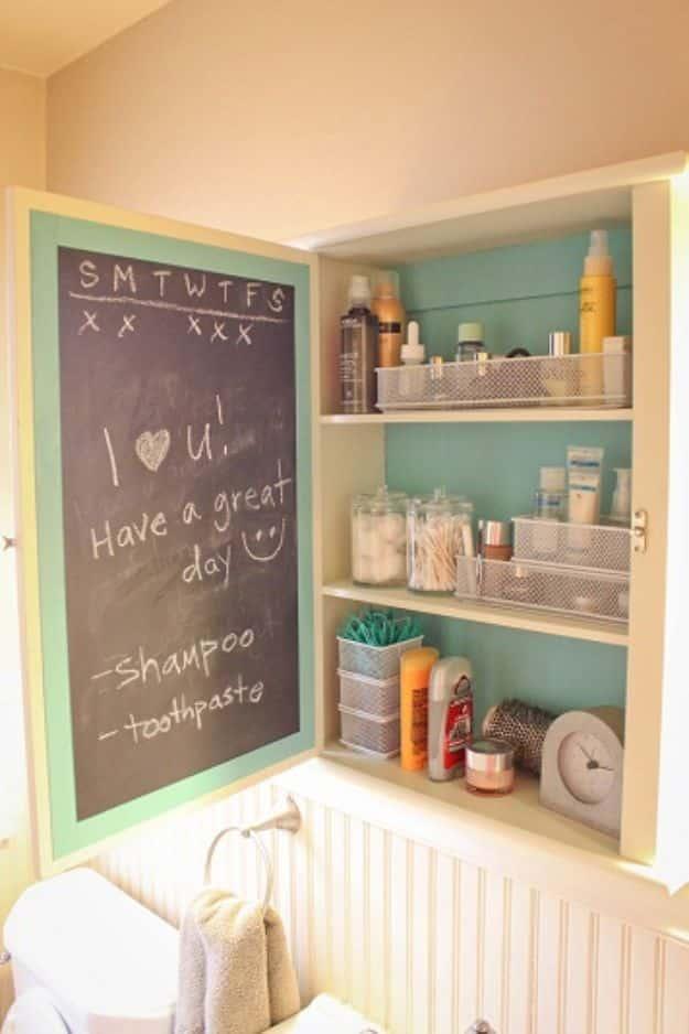 Medicine Cabinet Chalkboard Remodel, a popular choice on this list and a project worth doubling for extra pieces