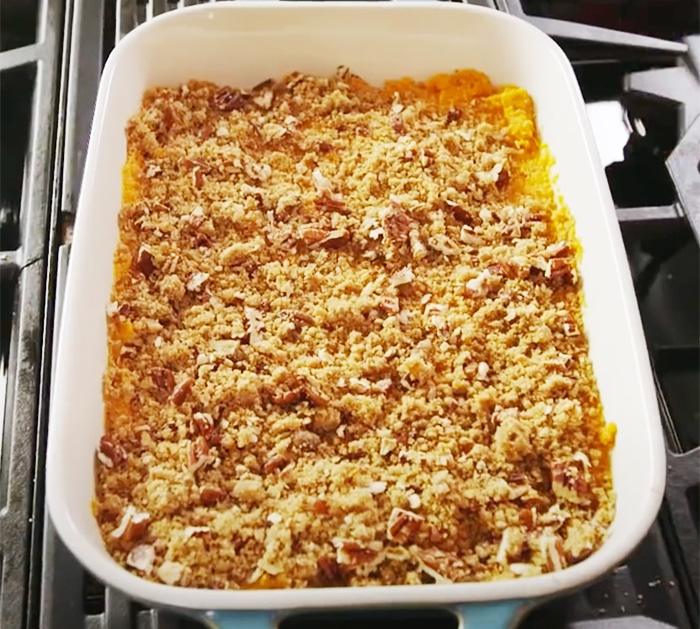 How To Make Sweet Potato Casserole With Marshmallows and Pecans - Sweet Dessert Recipes - Potato Recipes