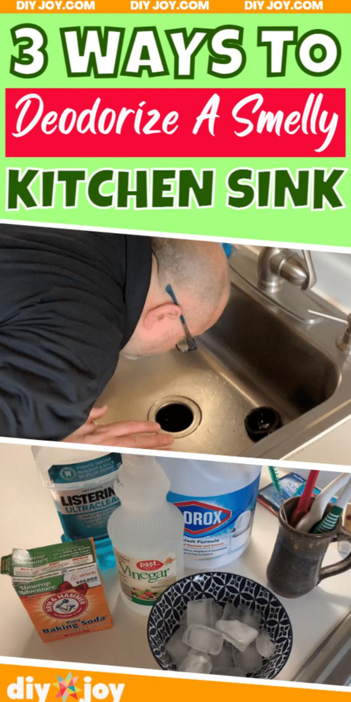 3 Ways To Deodorize A Smelly Kitchen Sink