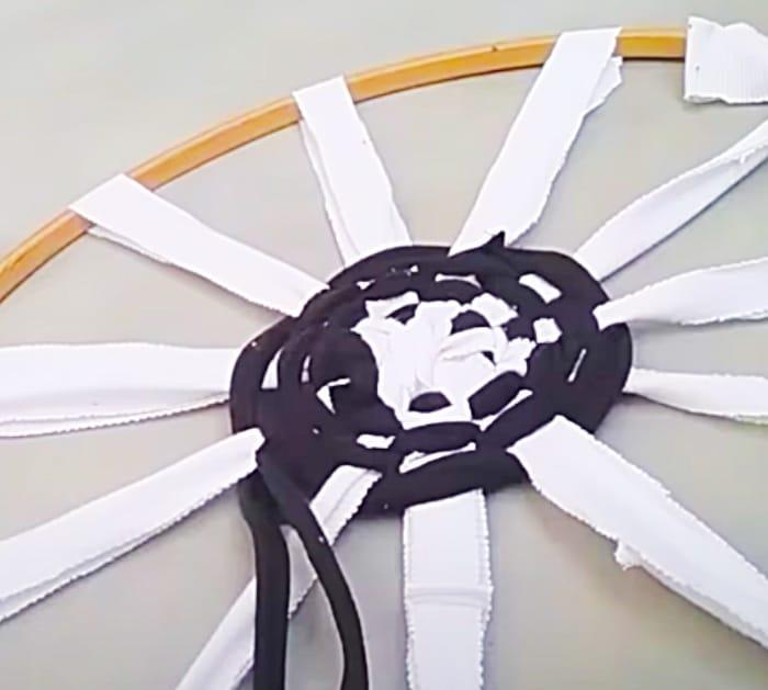 DIY Hula Hoop Rug - DIY Rug Pattern - Kitchen Decor - Bathroom Decor