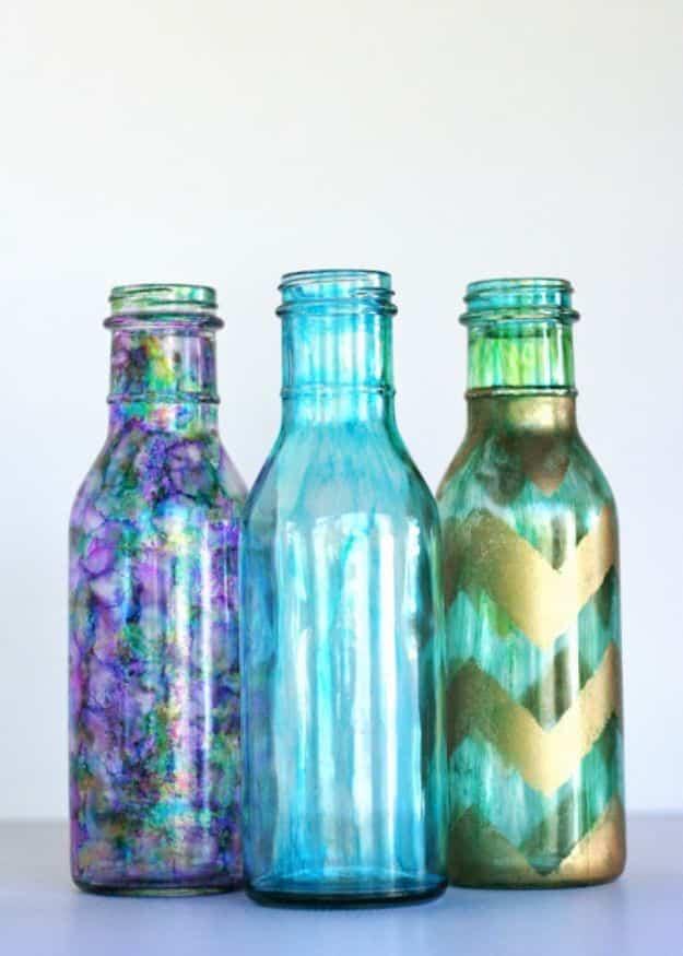 Alcohol Ink Bottles, simple enough for a first try at the craft and proof a small change makes a real difference