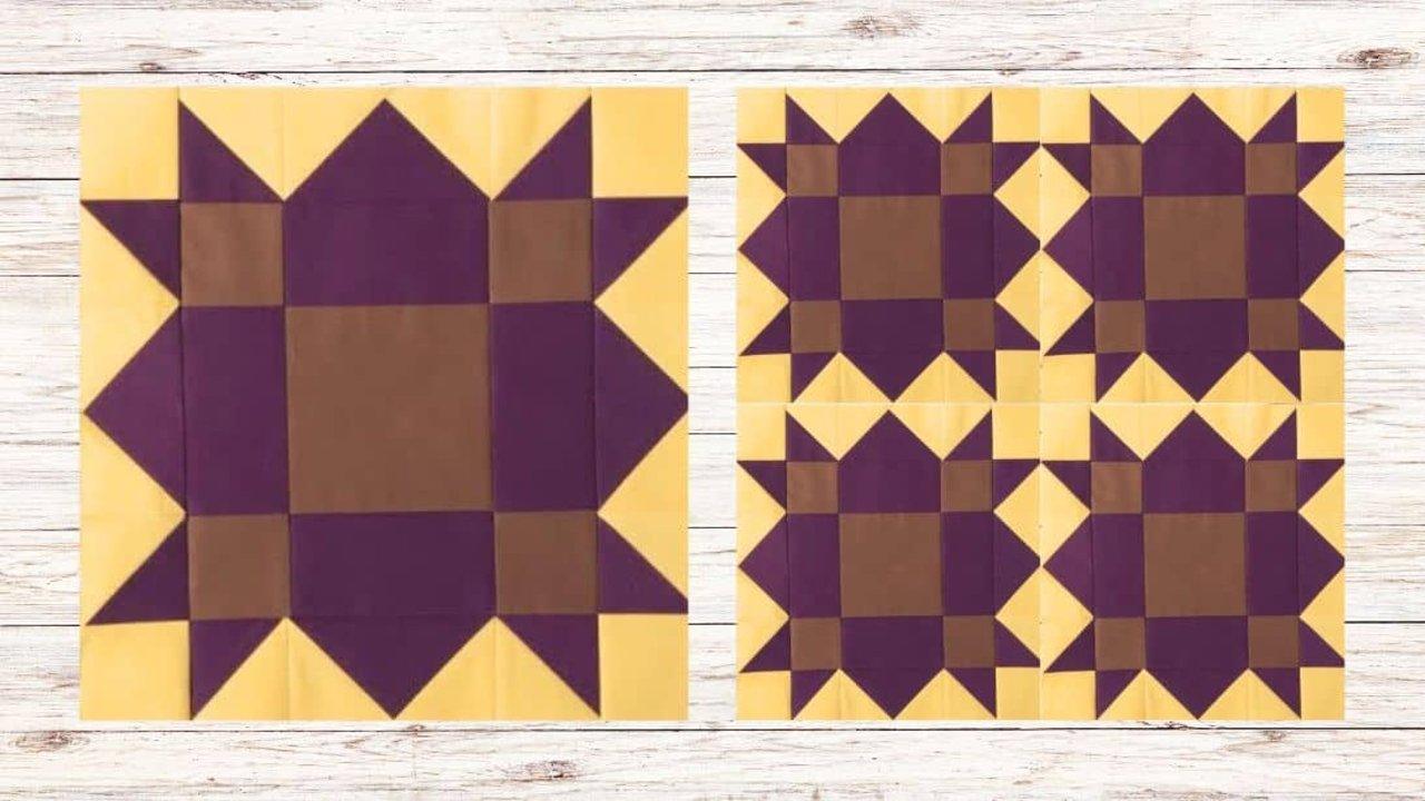 Weathervane Quilt Block Tutorial