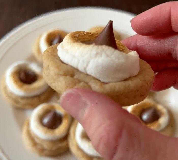 How to Make Hershey Kiss S'Mores Cookies