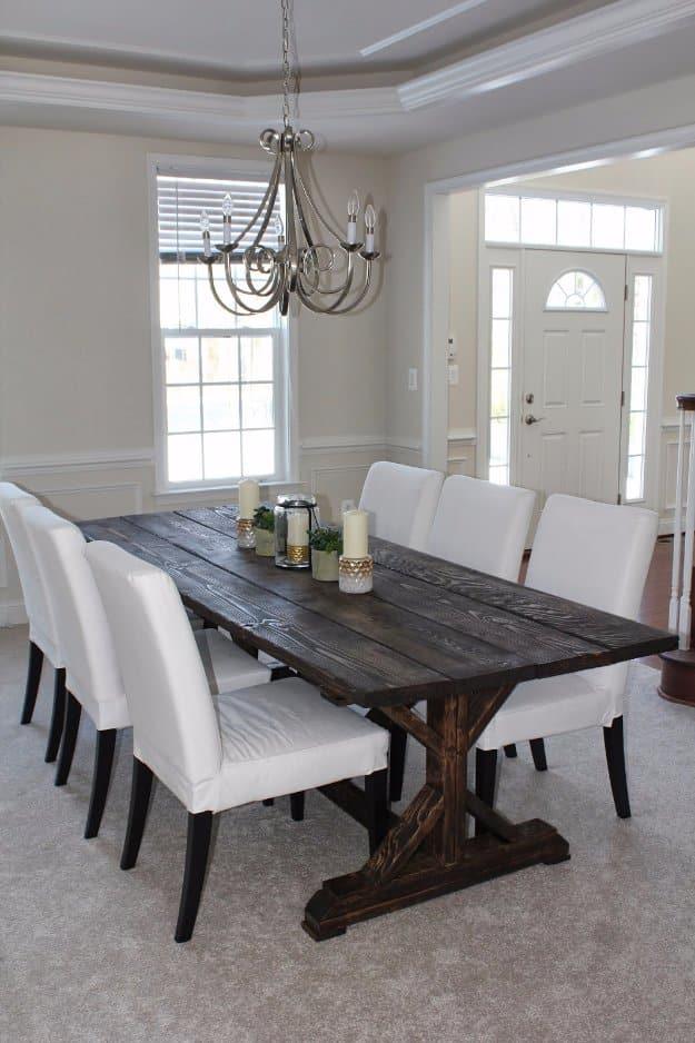 Anthropologie Inspired DIY Dining Table, a project worth trying this weekend and a fresh take on a classic idea