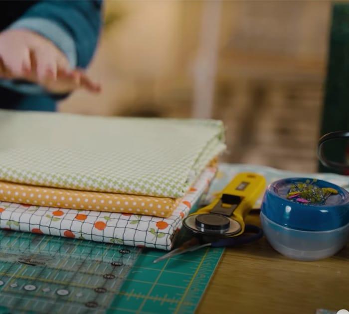magic four square quilt materials