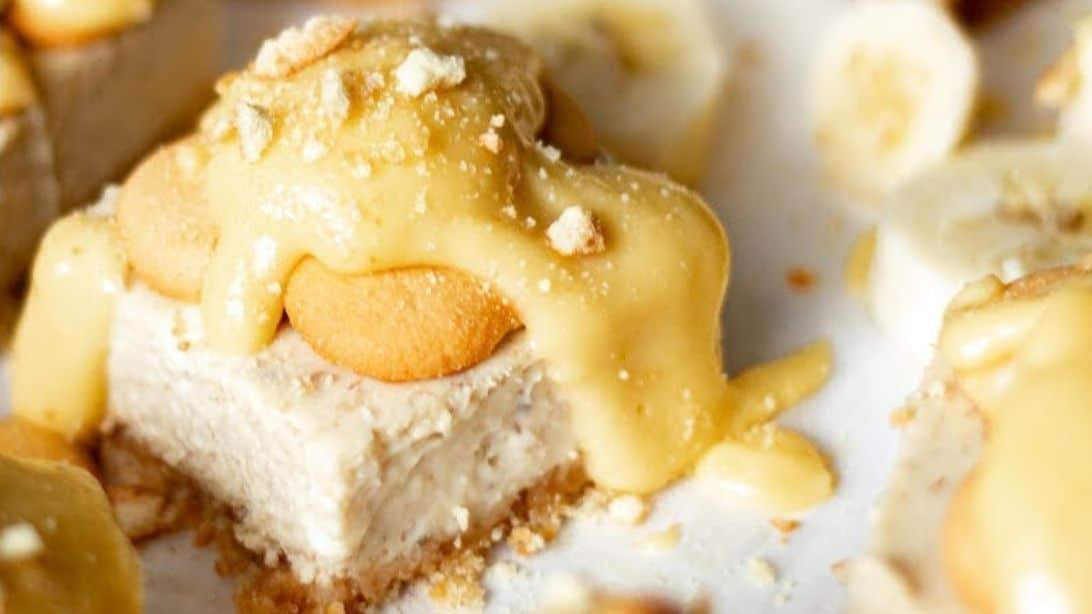 Banana Pudding Cheesecake Squares