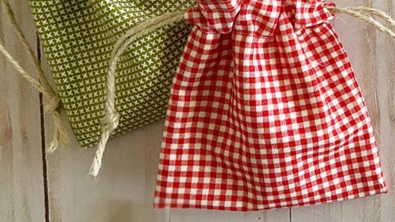 5 Minute Gift Bag -DIY Sewing Tutorial