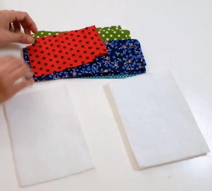 Easy Seat Cushion Using Scrap Fabrics