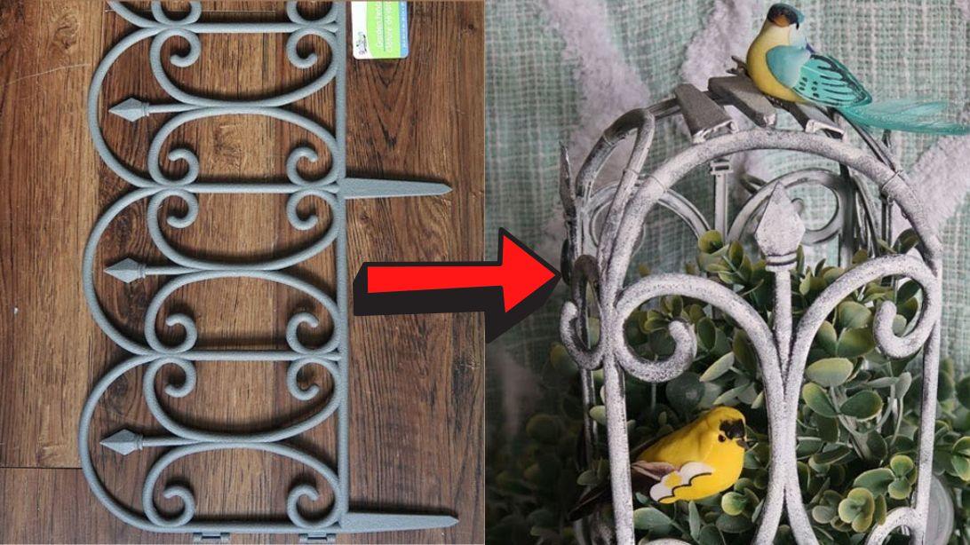 Dollar Tree DIY Shabby Chic Farmhouse Birdcage