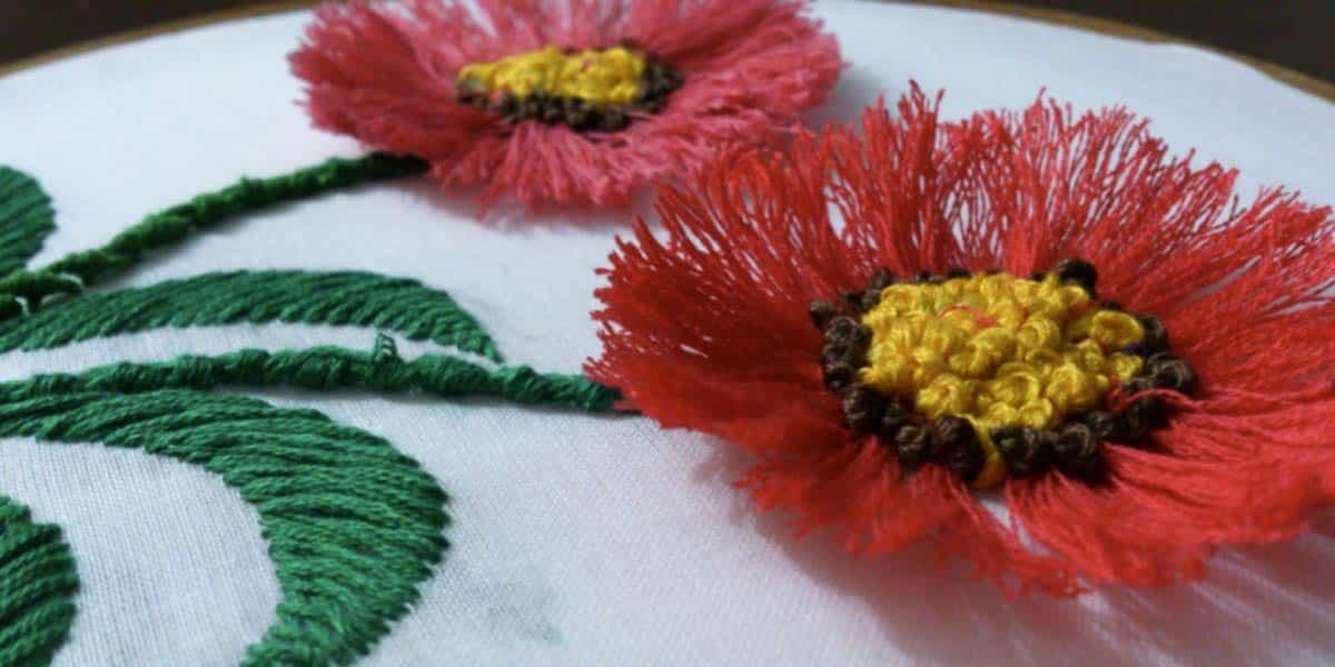 Embroidered Clothing Is The Rage Now And She Shows Us How She Does These Fabulous Poppies!