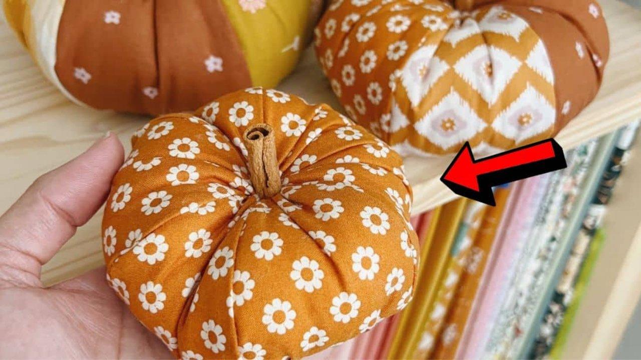 Cute Fall Fabric Pumpkins