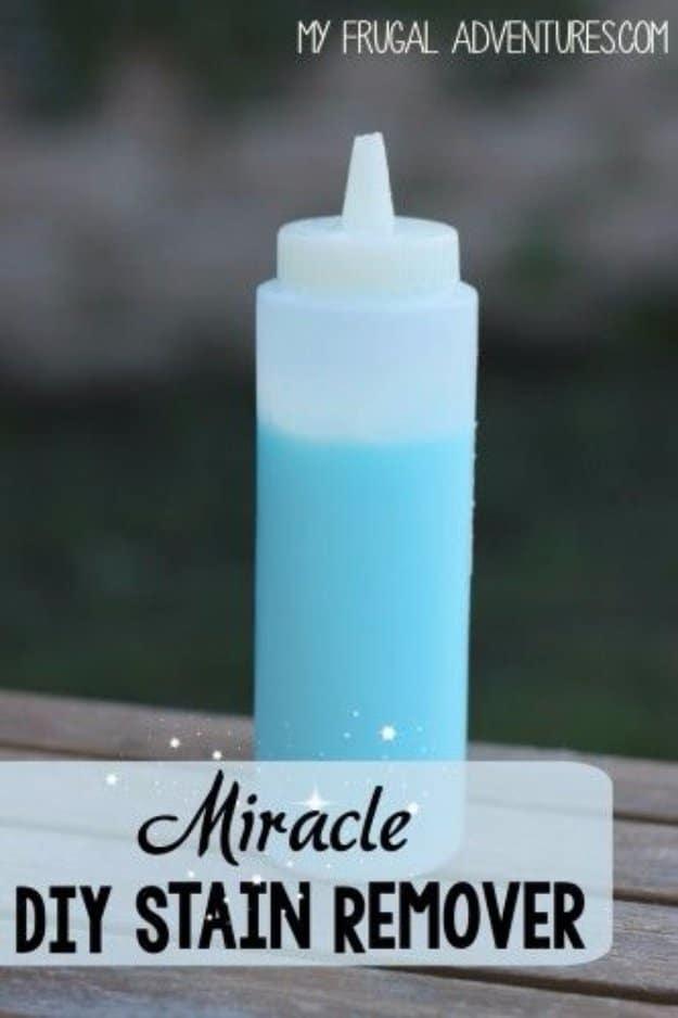 Homemade Stain Remover Recipe, great for cutting down on plastic bottle waste and an easy one to make again
