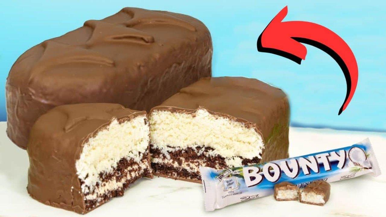 How to Make a Giant Bounty Bar Cake