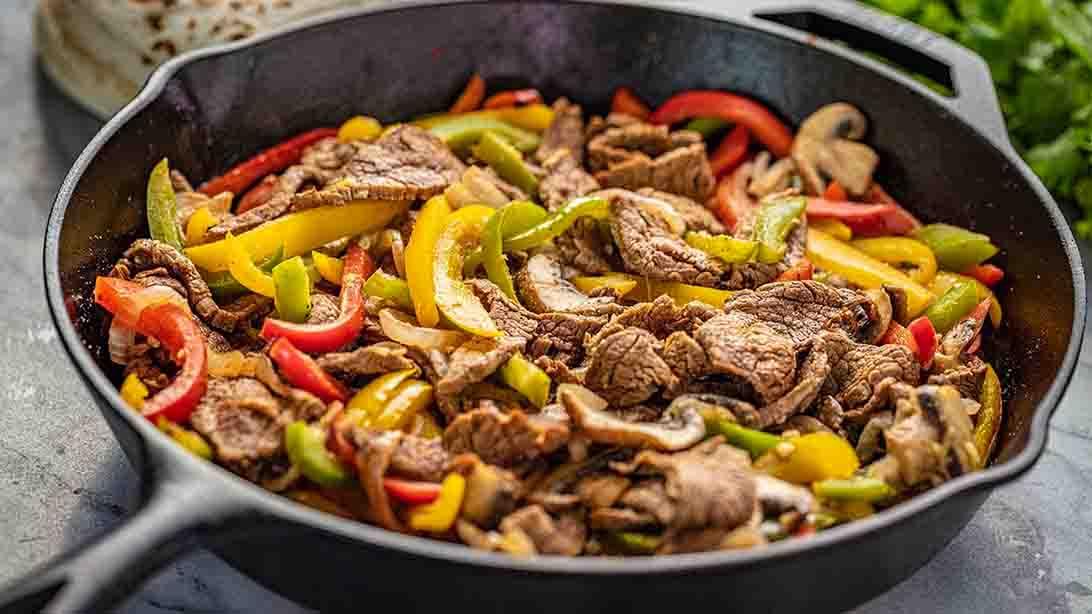 One-Pan Steak Fajitas Recipe