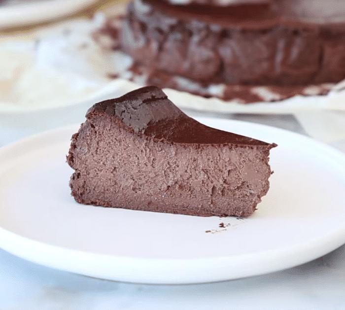 How to Make Chocolate Basque Cheesecake