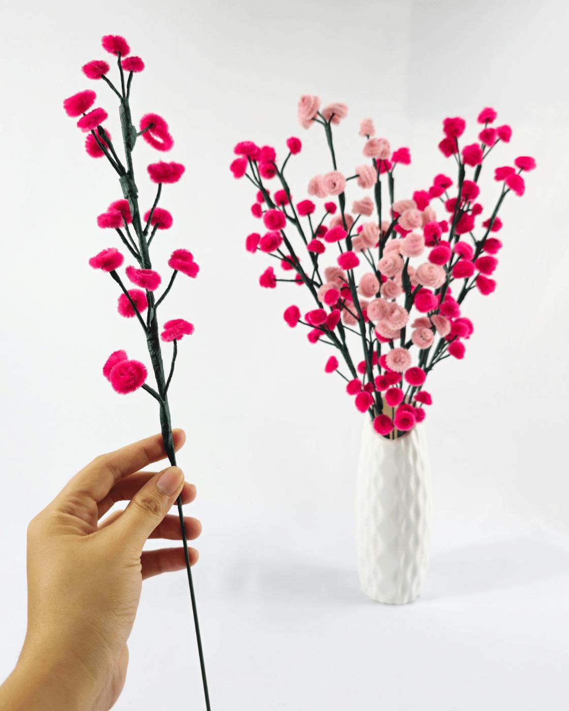 Easy Pipe Cleaner Flowers — how to make pipe cleaner bouquet