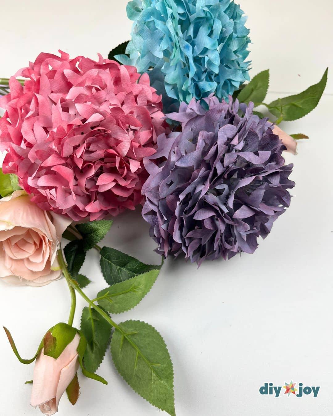 Hydrangea Coffee Filter Flowers — hydrangea coffee filter flower bouquet