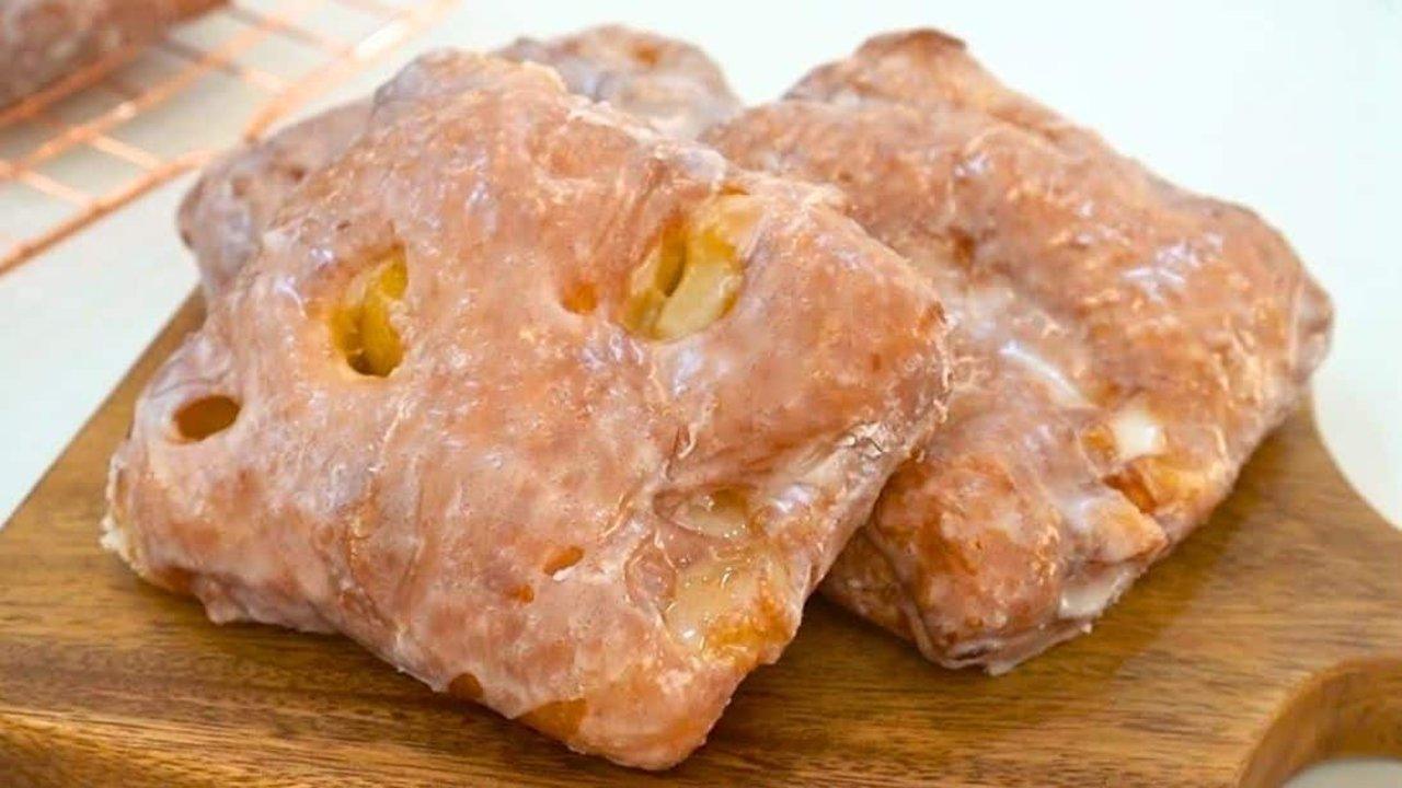 Super Crunchy Glazed Apple Fritters Recipe