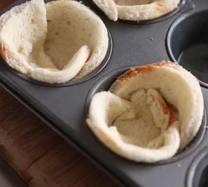 Bacon Egg Toast Cups Recipe
