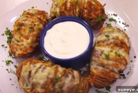 Crispy Air Fryer Hasselback Potatoes