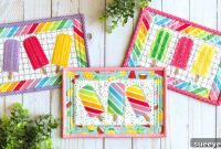 Stitch a Sweet Popsicle Mug Rug