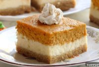 Spiced Pumpkin Pie Cheesecake Bars