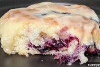 Simple Skillet Blueberry Biscuits