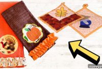 Easy Autumn Kitchen Towel Craft