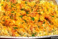 Creamy Cheesy Shrimp & Potato Casserole