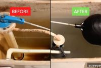 Sparkling Toilet Tank, Zero Scrubbing