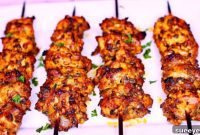 Effortless Baked Chicken Thigh Skewers