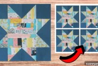 Crafting the Crumble Star Quilt Block