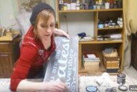 The Secret to Weathered Wood: Vinyl Letters on Painted Surfaces