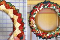 Effortless Quilted Christmas Wreath Craft